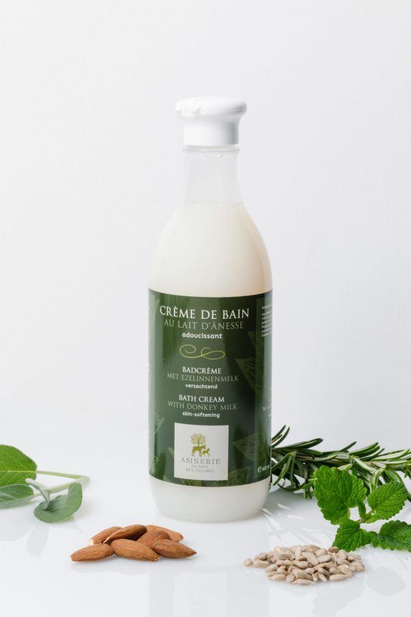 Bath cream with donkey milk 400ml - Image 4
